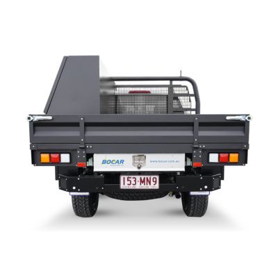 Bocar Dual Cab Steel Tray- Black