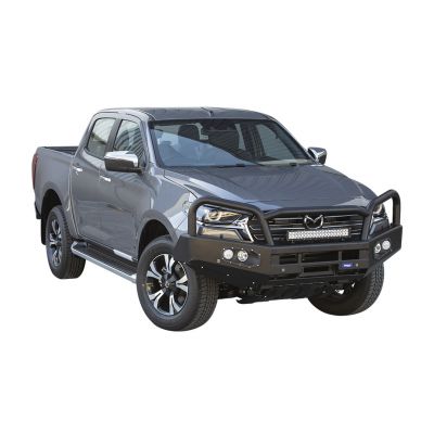 Black steel bull bar to suit Mazda BT-50 08/20 On